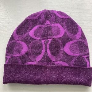 Coach -knit hat o/s
